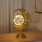 LED Wrought Iron Moon Light, Star Light, Spherical Light, Star Moon Light, Holiday Light, Room Decoration, Candle Holder, Ornament Light - Image 12