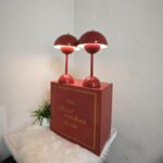 Vintage Flower Bud Desk Lamp, Study Atmosphere, Wireless Charging, Bedroom Bedside Small Desk Lamp - Image 5