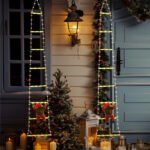 Christmas Ladder Lights, Santa Claus Staircase Lights, Christmas Decoration Hanging Lights, Climbing Ladder LED Lights, Holiday Decoration Lights - Image 3