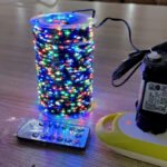 Christmas Light String LED Cross Border Hot Selling Remote Control Copper Wire Light Color Light Green Line LED Copper Wire Light String Starry Sky Christmas - Image 7