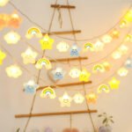 Star LED Color Light String, Children'S Room Tent Decoration Light, Outdoor Camping Stall Waterproof Atmosphere Light